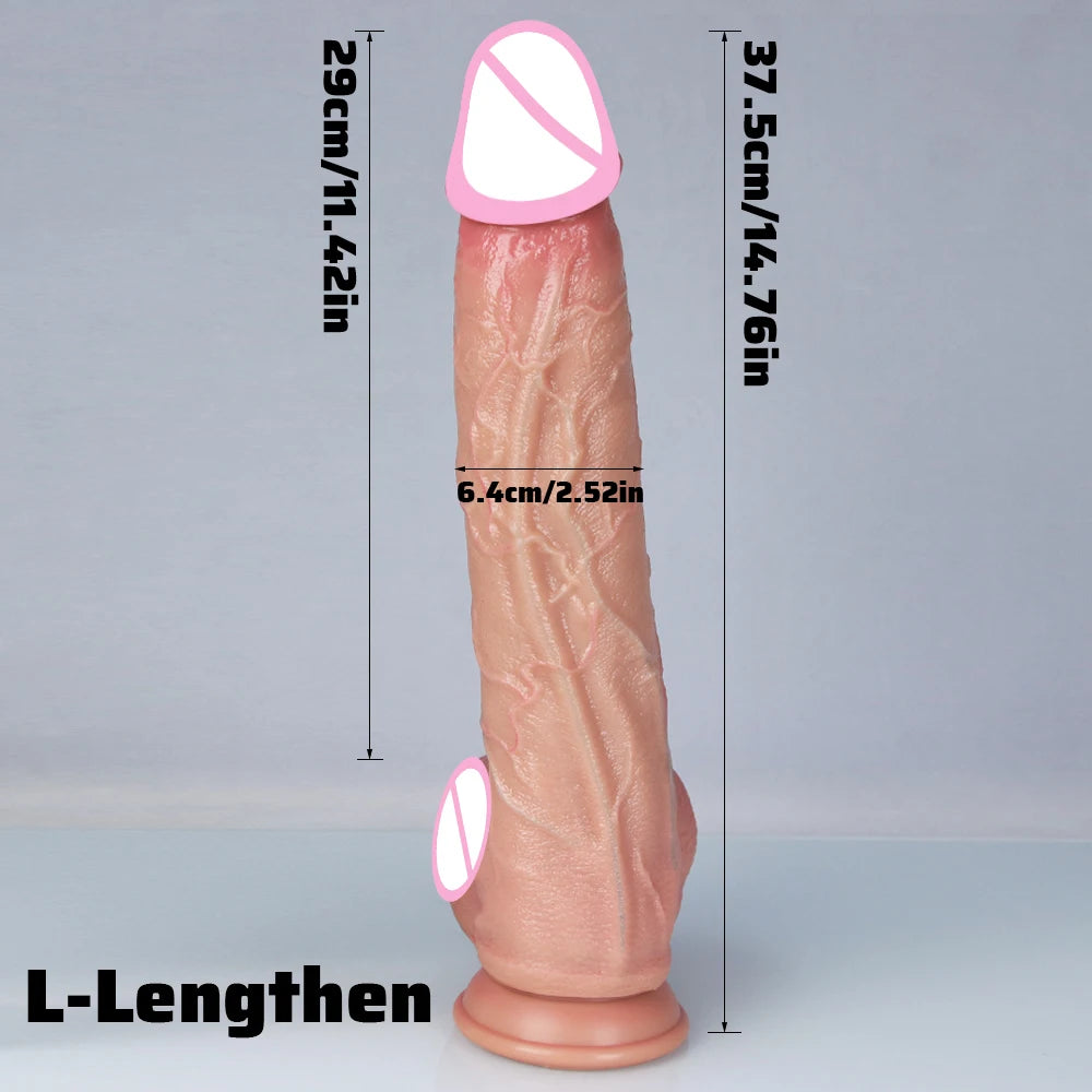 Super Huge Dildo Realistic Suction Cup Penis Lesbian Masturbate Dick Sexy Silicone Dildos for Women Gay Dildio Adult Sex Toys