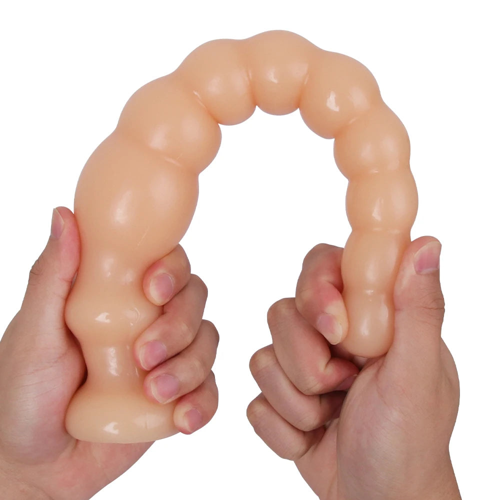 Long Anal Beads Plug With Suction Cup Anus Backyard Anal Balls Prostata Massage Butt Plug Erotics Adults Sex Toys For Women Men