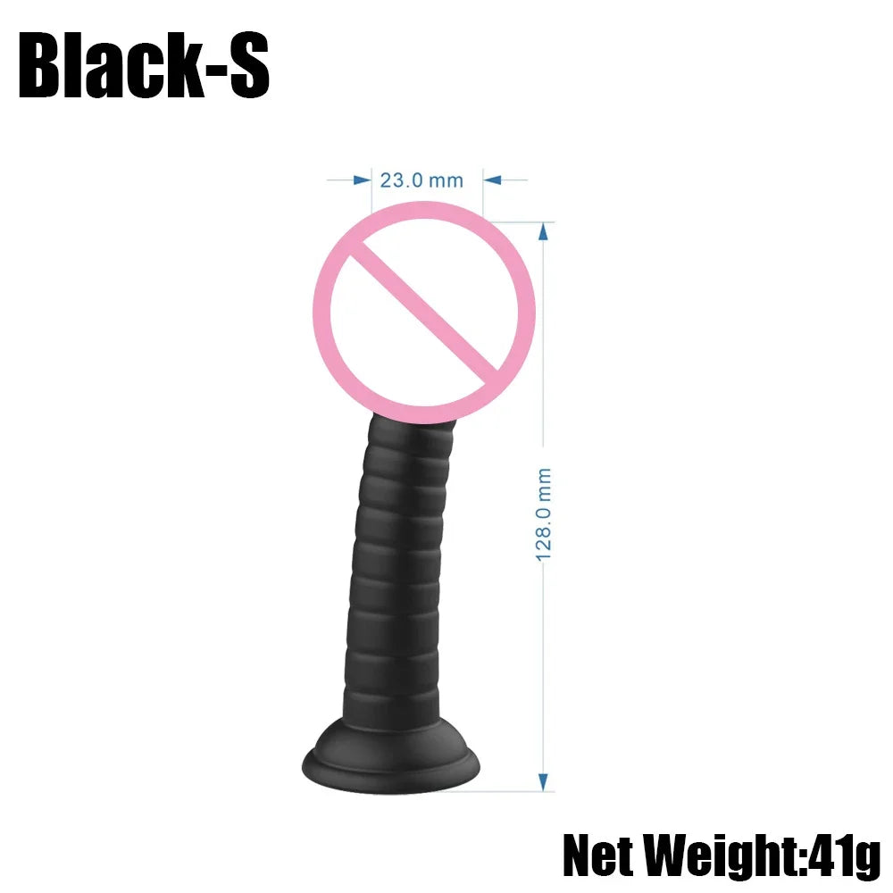 Realistic Dildos For Women No Vibrator Sex Toys Couples Crystal Jelly Mini Penis Vagina Anal Butt Plug Female Masturbation 4Size