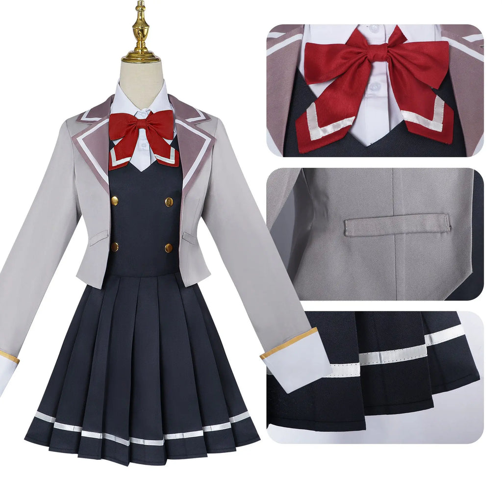 Anime Alisa Mikhailova Kujou Cosplay Costumes Wig Alya Sometimes Hides Her Feelings in Russian Accessories Sexy Uniform Set