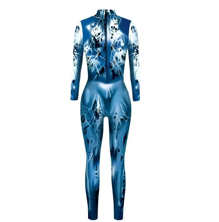 MINISO Sexy Spiderman Iron Man Gwen Stacy Bodysuit Cosplay Costume Women Jumpsuits Superhero Halloween Party Clothes