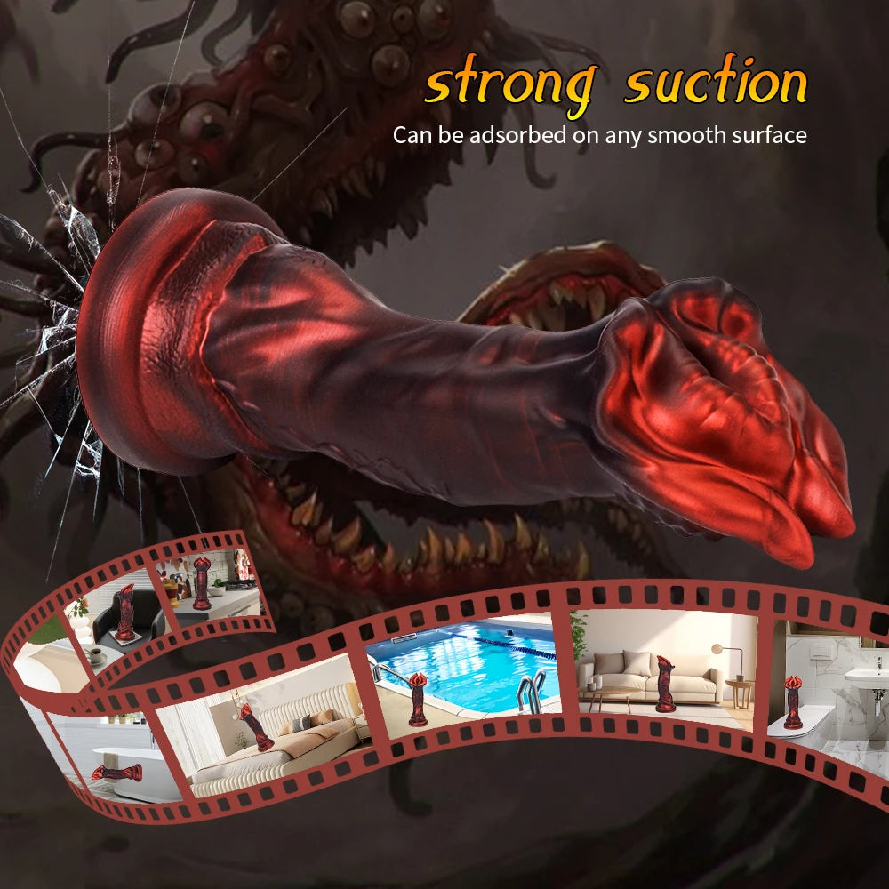 8.7inch Thick Monster Dildos with Strong Suction Cup for Women, Fantasy Silicone Dildo, Big Large Anal Dildo, Adult Sex Toy
