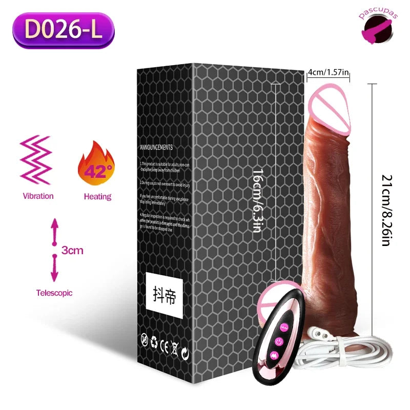 Vibrator for Women Sextoy Heating Dildo Penis Vibrators Female Masturbators Big Telescopic Swing Erotic Toy Sex Toys for womans