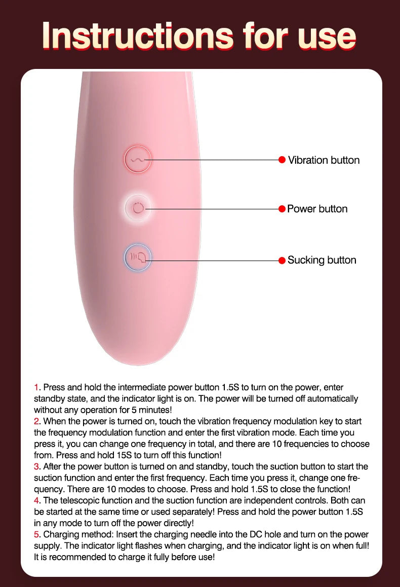 20 Speed Sucking Vibrators G Spot Dildos Vibrators 2 in 1 Adult Women Sex Toys Clitoral Sucker Clitoris Stimulator Massager 18+