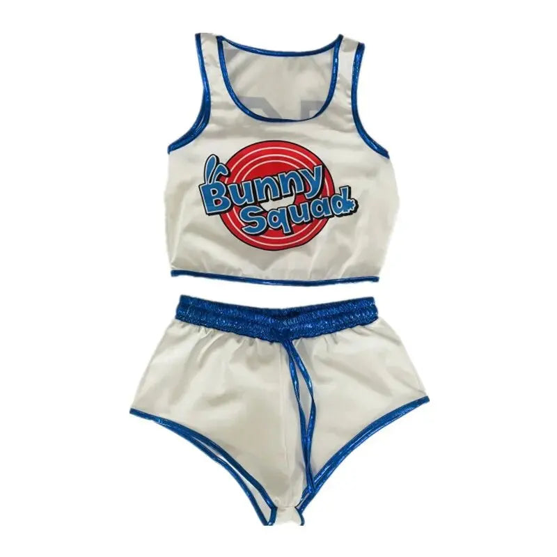 Lola Cos Bunny Cosplay Costume Space Lola Bunny Rabbit Disguise Woman Sexy Basketball Jersey Halloween For Women Adults