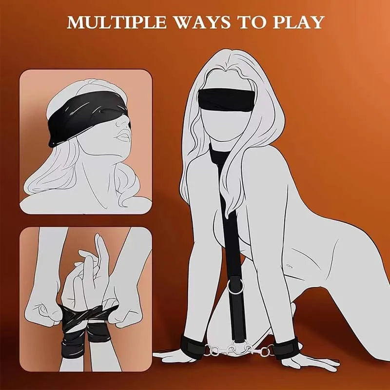 Adult Games Erotic Sex Toys For Woman Couples SM Fetish Slave BDSM Bondage Restraints Handcuffs Shackles Erotic Accessories