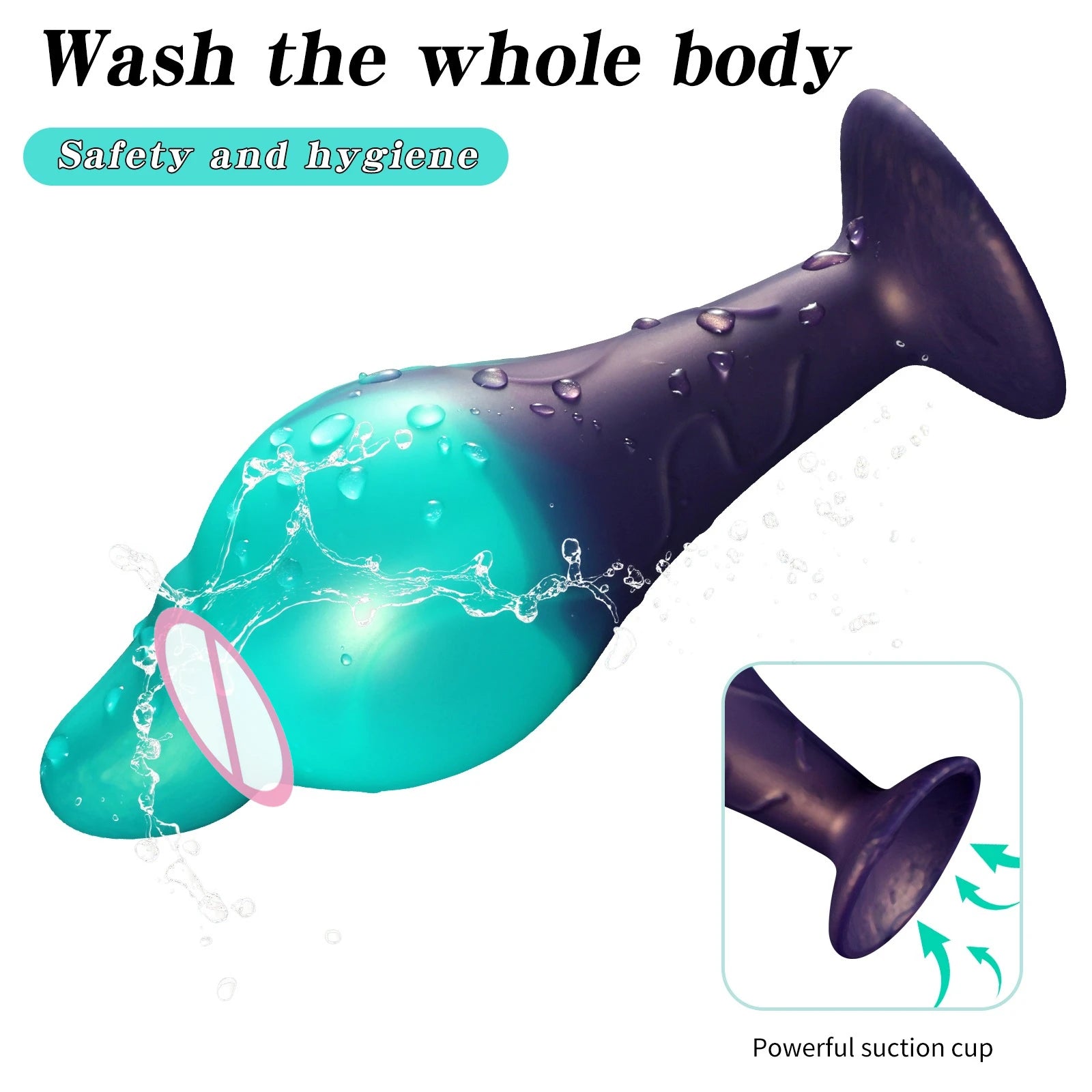 Suction Cup Base Inflatable Anal Plug Dildo Docking Insertion G Spot Stimulation BDSM Female Anal Penetration Gay Sex Toys 18+