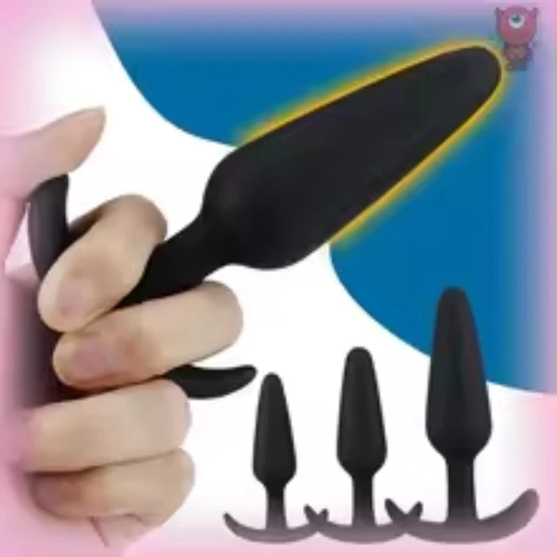 Silicone anal plug safety Dildo vibrator sex toy men and women anal massager buttocks plug intimate products adult homosexual pr