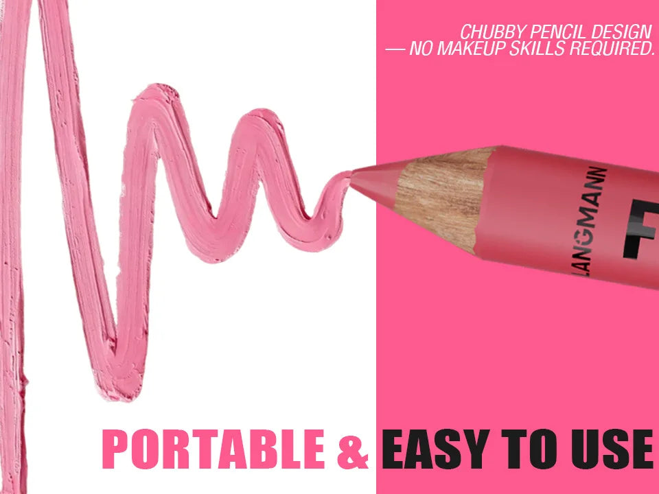 Wooden Matte Brown Lip Liner Pencil 12 Colors Velvet Nude Pink Lipstick Pencil Lasting Soft Smooth Lipliner Outline Lips Contour