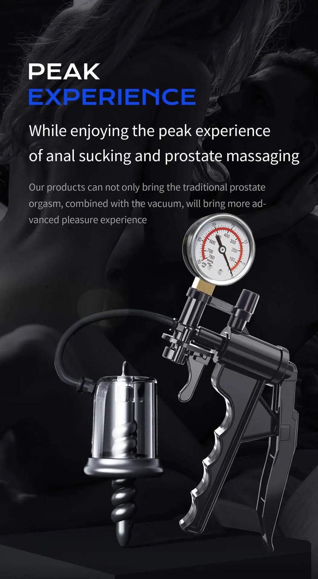 Anal Vacuum Pump Manual Air Pressure Powerful Butt Plug Male Female Masturbators Prostate Massage Sex Toys for Women Men 18+