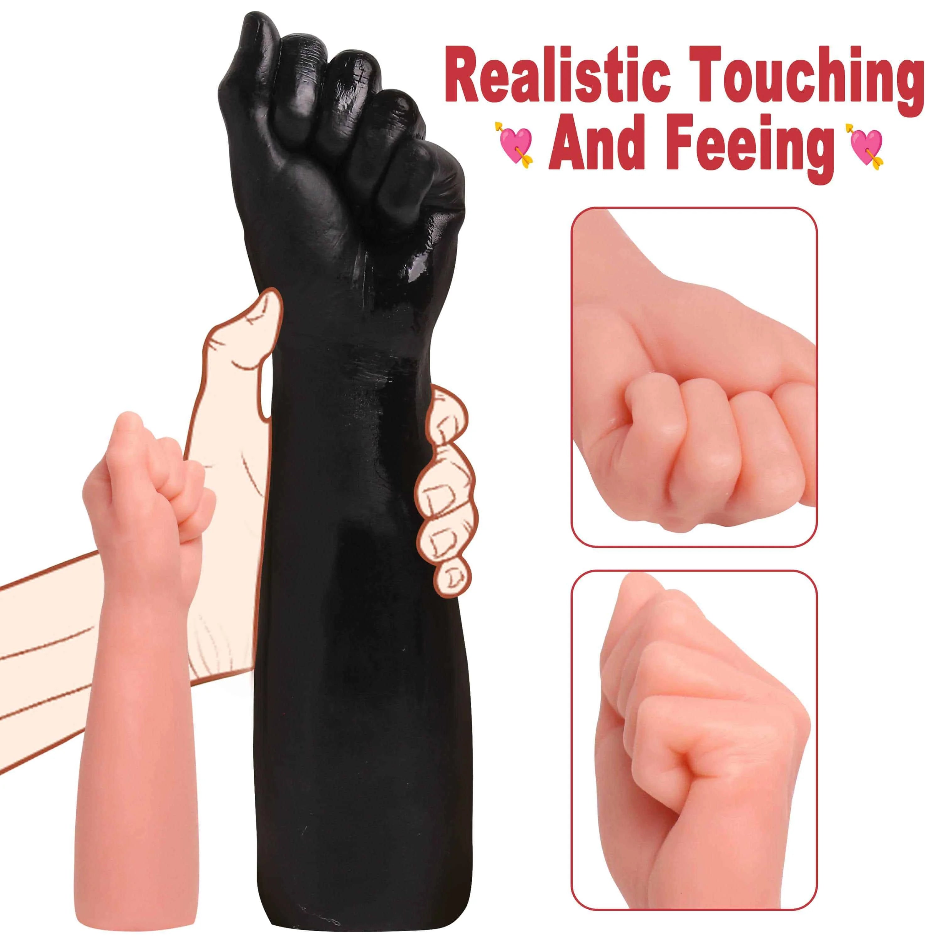 Giant Hand Shaped Anal Plug Arm Dildo Soft Silicone Fist Anal Filling Female Masturbation Sex Toys Realistic And Easy To Clean