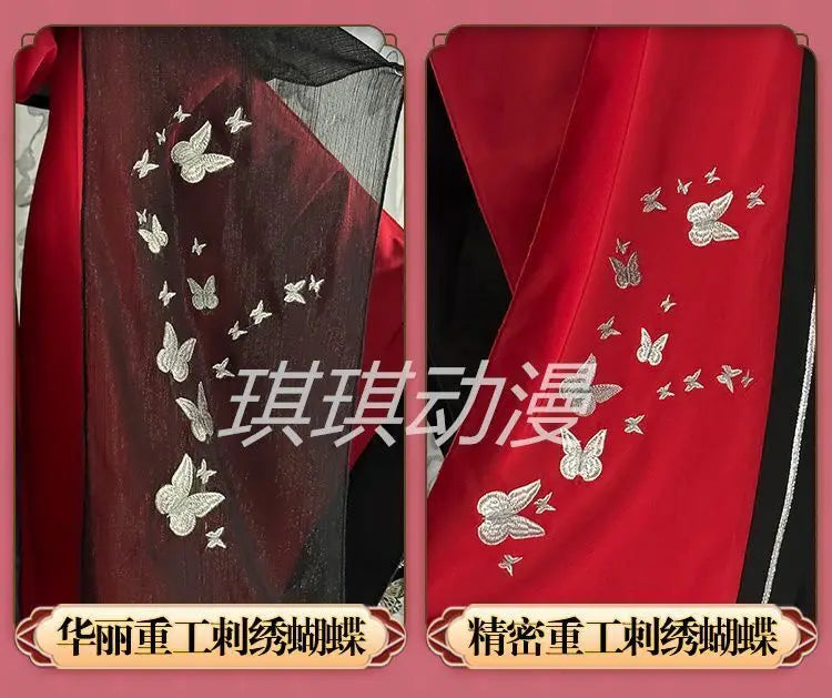 Tian Guan Ci Fu Huacheng Cosplay Costume Young Sanlang Costume Ghost King Hua Cheng Cosplay Set Ancient Huacheng Hanfu Dress