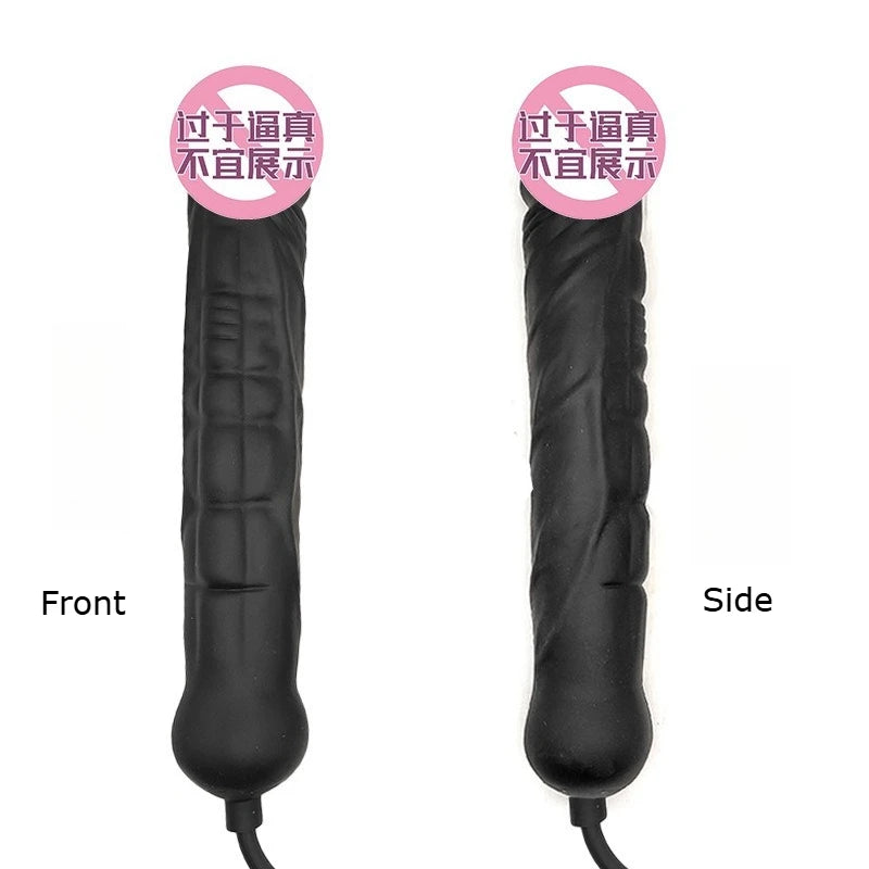 Inflatable Big Dildo Butt Plug Vagina And Anus Expansion Masturbator Prostate Stimulation Massage Anal Plug Erotic Intimate Toys