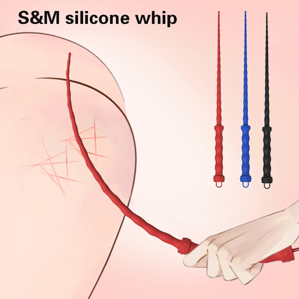 Sex Toys for Couples Fetish BDSM Boutique Riding Crop Chastity Erotic Women Silicone Whip Bondage Flirt Spanking toys 18