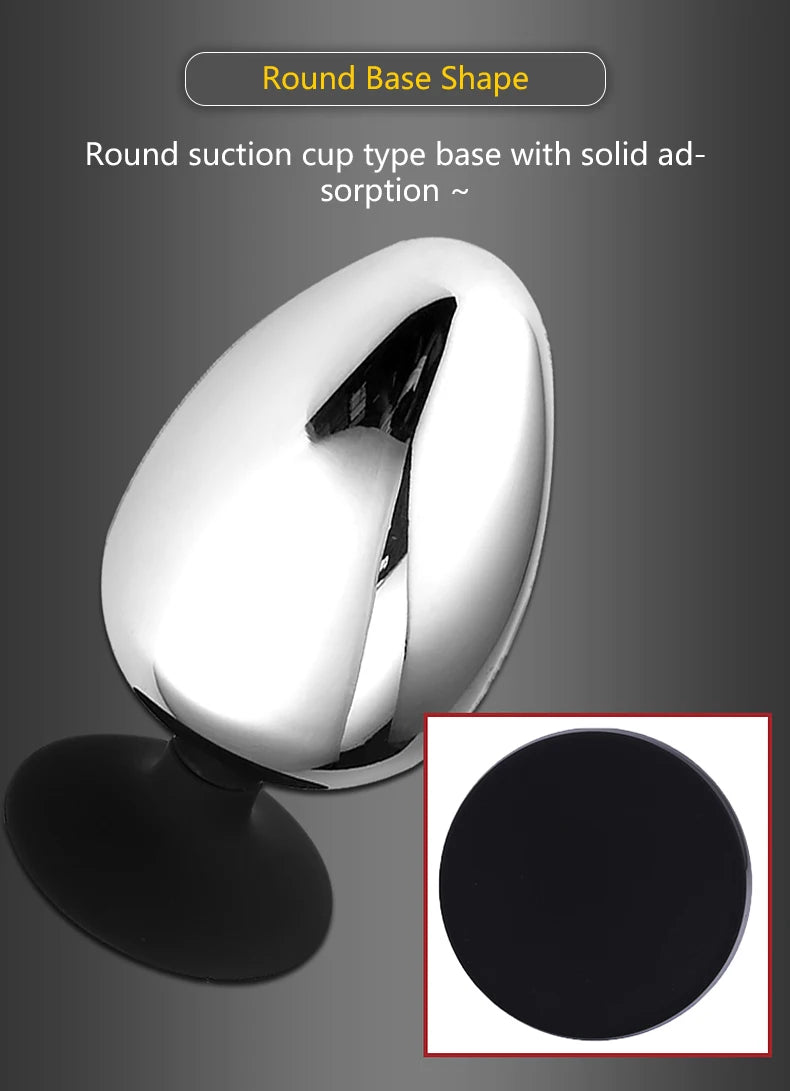 Extra Big Diameter Dilatador Anal Expander Metal Buttplug Adult Sex Toys Masturbator Large Anal Plug G Spot Butt Plugs for Women
