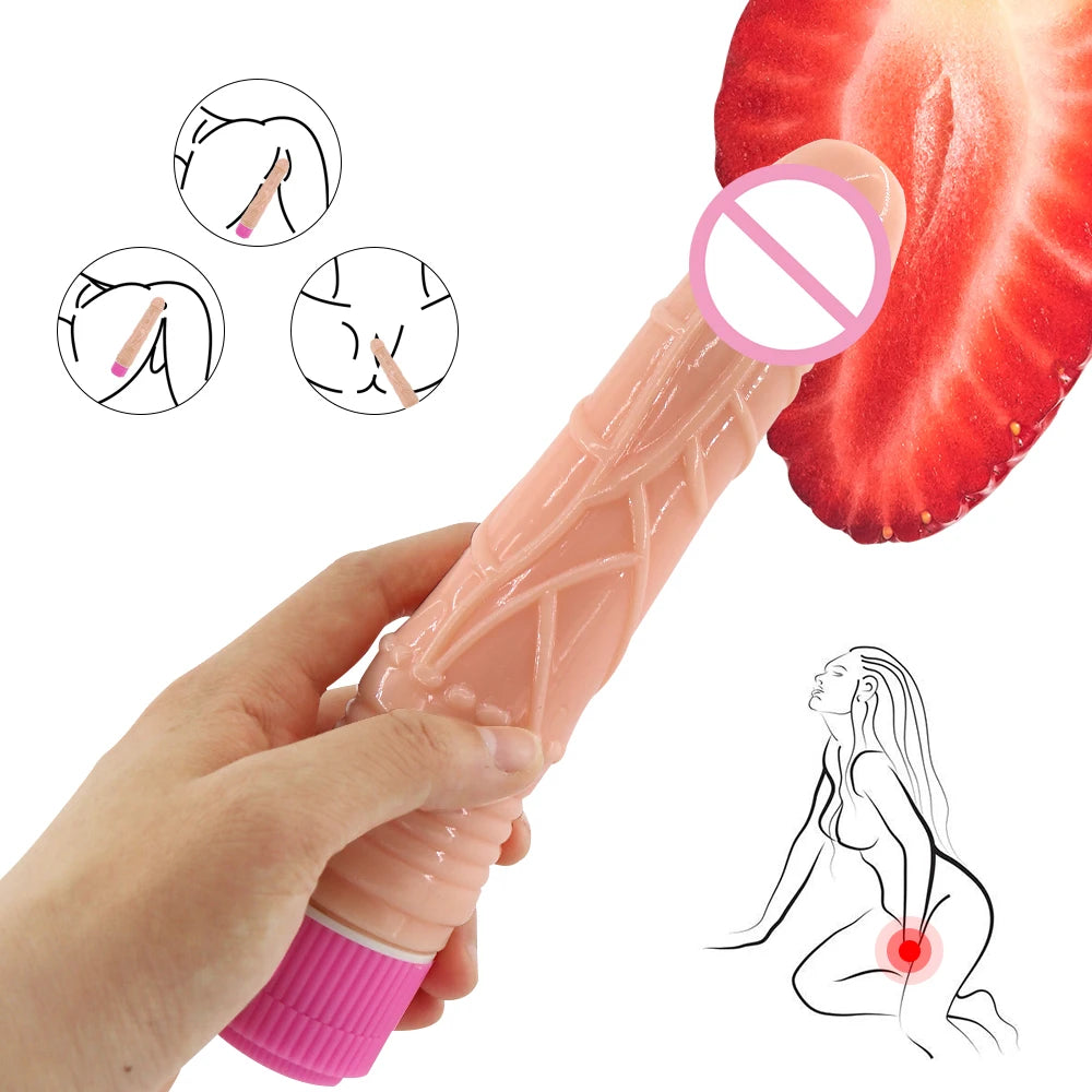 Big Dildo Vibrators for Women G Spot Massager Realistic Penis Sex Toys for Women Female Masturbator Erotic Sextoys