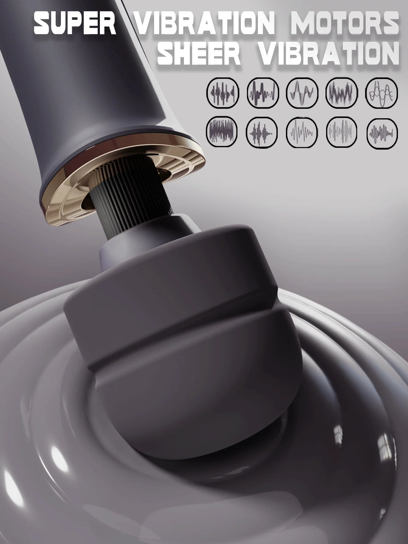 Large AV Vibrator Powerful G Dot Vibrator with 10 Vibration Patterns Clitoral Stimulator Female Masturbator Vibrator Sex Toys