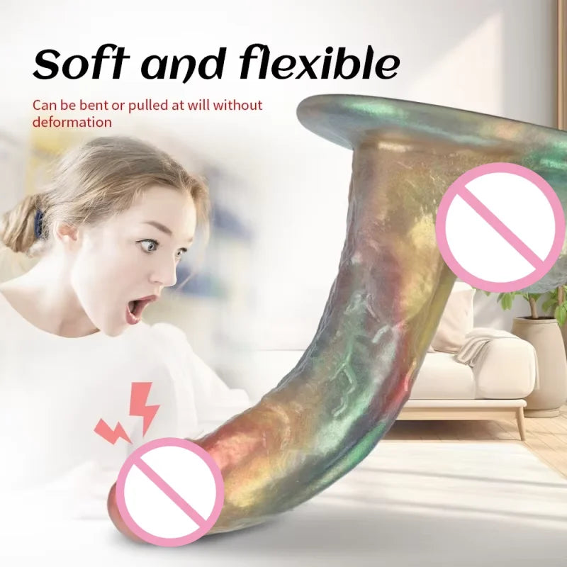 Colorful sex toy vibrator realistic Dildo men and women wireless telescopic vaginal stimulation orgasmic massage masturbator adu