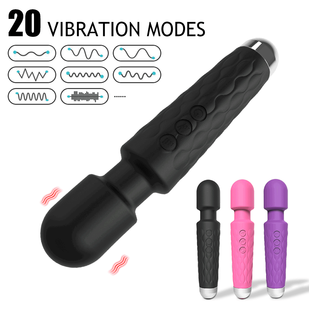 Powerful Magic Wand Vibrators Massager Clitoris G-Spot Stimulator Female Masturbator Dildo Erotic Sexy Toys or Women Adults 18