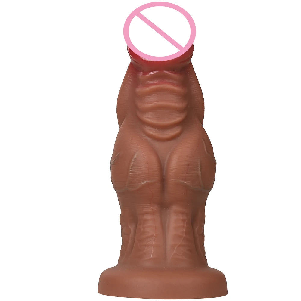 Monster dildo toy with strong suction cup for hands-free silicone large giant dildo anal plug for men and women couples gay