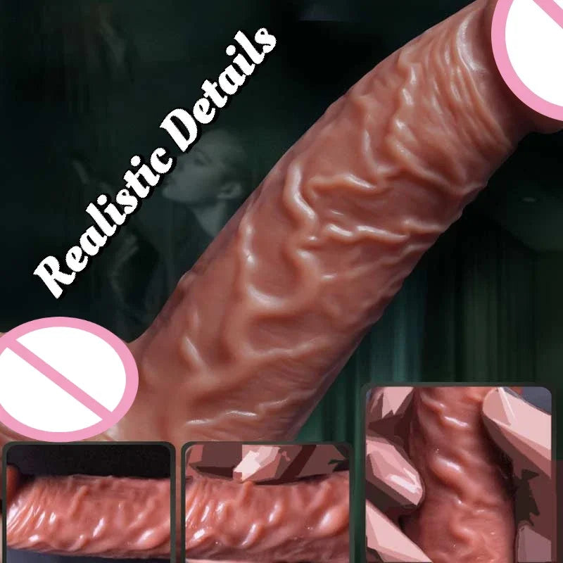 New Realistic Silicone Dildo Huge Sucker Soft Dildos for Women Masturbator Female Vagina Massage Anal Plug Sex Product 18+
