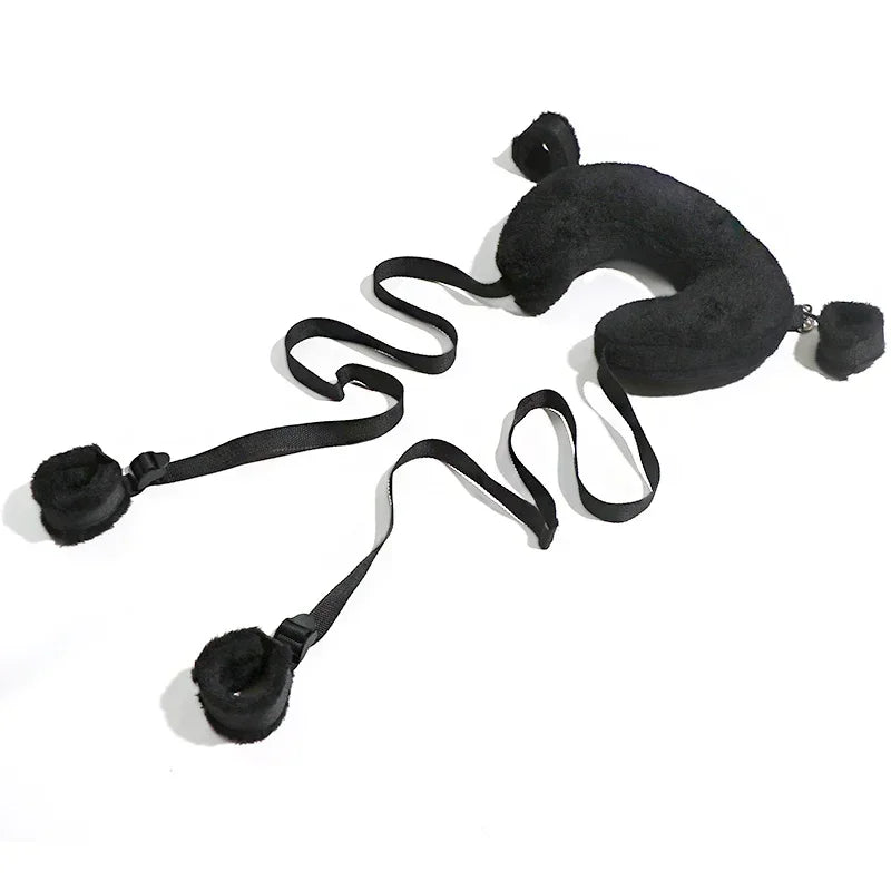 Sex Toys Cotton Bdsm Bondage Set Handcuffs Sexy Leg Pillow Thinning Belt Bending Orgasm Couple Toy