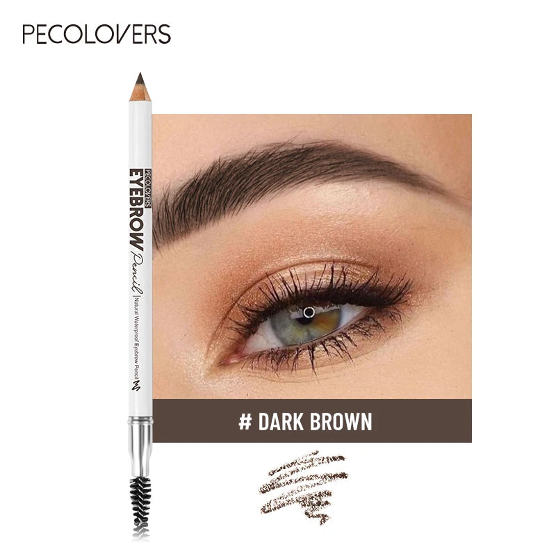 1PC Waterproof Eyebrow Pencil for A Long-lasting, Smooth Finish for Natural, Wild Brows, An Essential Everyday Makeup Tool