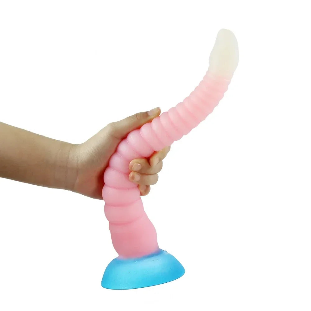 New Huge Luminous Octopus Tentacle Dildo Soft Silicone Monster Animal Penis Big Dick Anal Plug Vaginal Anus Masturbation G Spot