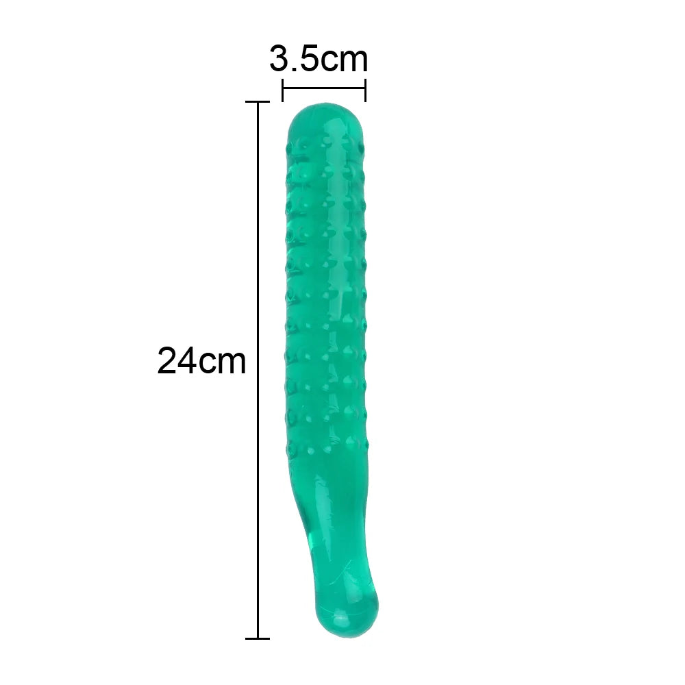 24cm Long Cucumber Big Dildos For Women Vaginal Dilator Anal Plug Men 18 Anus Prostate Massager Female Masturbator Sex Toys Shop