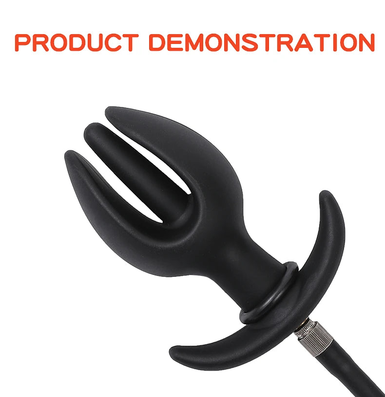 BDSM Vibrator Inflatable Anal Plug Huge Butt Plug Dildo Pump Vaginal Anus Expansion Prostate Massager Sex Toys for Woman Men Gay