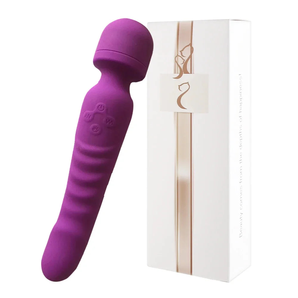3 IN 1 Mode Dildos Vibrator AV Sex Machine Magic Wand Clitoris G Spot Stimulator Female Vagina Massager Woman Adults Sex Toy 18+