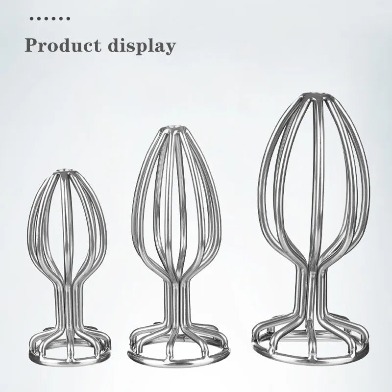 Anal Plug Hollow Stainless Steel Metal Butt Plug Prostate G Spot Massager Stimulator Hollow out Anal Sex Toys Dildo for anal