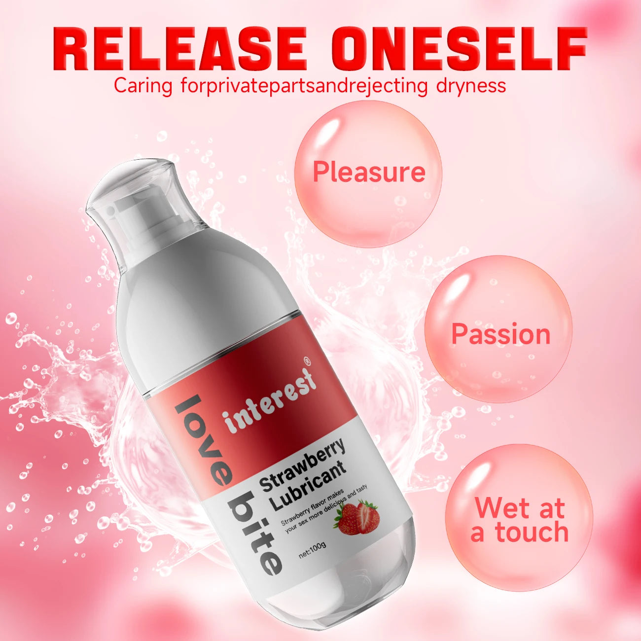 Water-Soluble Lubricating Gel With Fruity Aroma Anal Vaginal Massage Oil Easy Clean Romantic Hypoallergenic Adult Sex Products