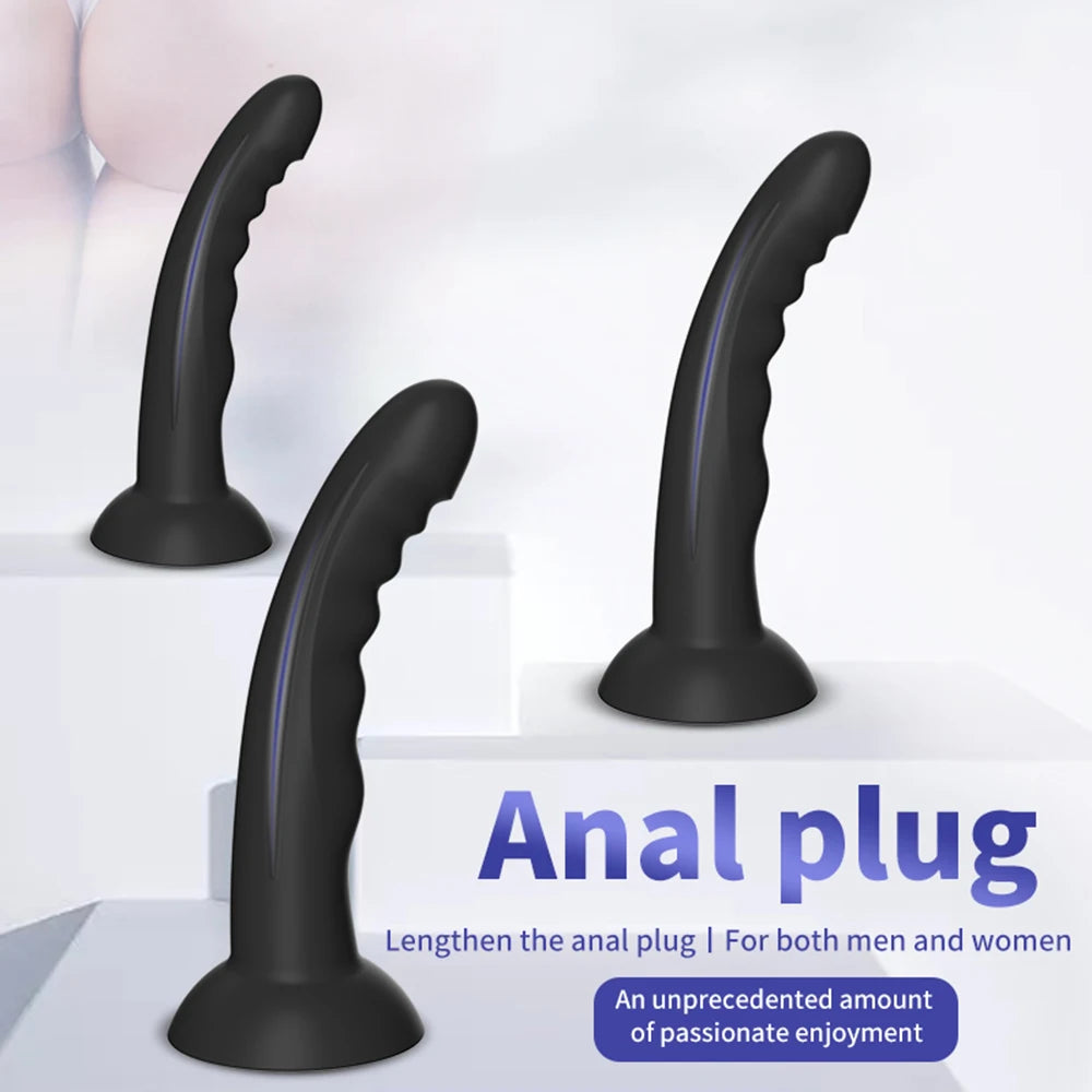 Anal Plug Butt Plug Dildo with Strong Suction Cup Prostate Massager Adult Products Female Masturbation Tool Sex Toys for Couple