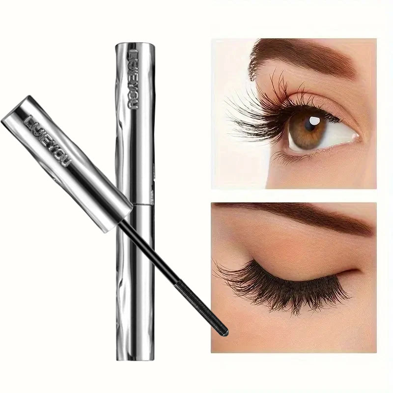 1/2pcs Steel Tube Mascara - Fiber Volumizing Mascara Eye Makeup,Dense Lash Application,Longlasting Wear for Parties Festivals