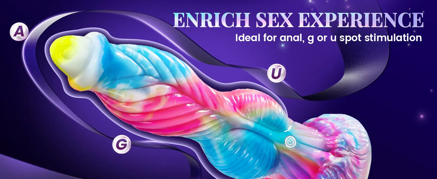 Thrusting Dragon Dildo Vibrator Sex Toys 10" 4IN1 Monster Remote Control Thick Dildo Suction Cup Dildo Anal Toys Adult Product