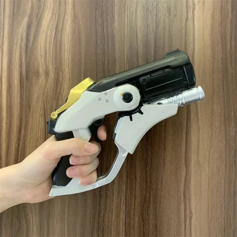 Revolver Guns Model Prop No Shotting Weapons Cosplay Laser Rifle Gun Safety PU Rubber Halloween Gift Toys