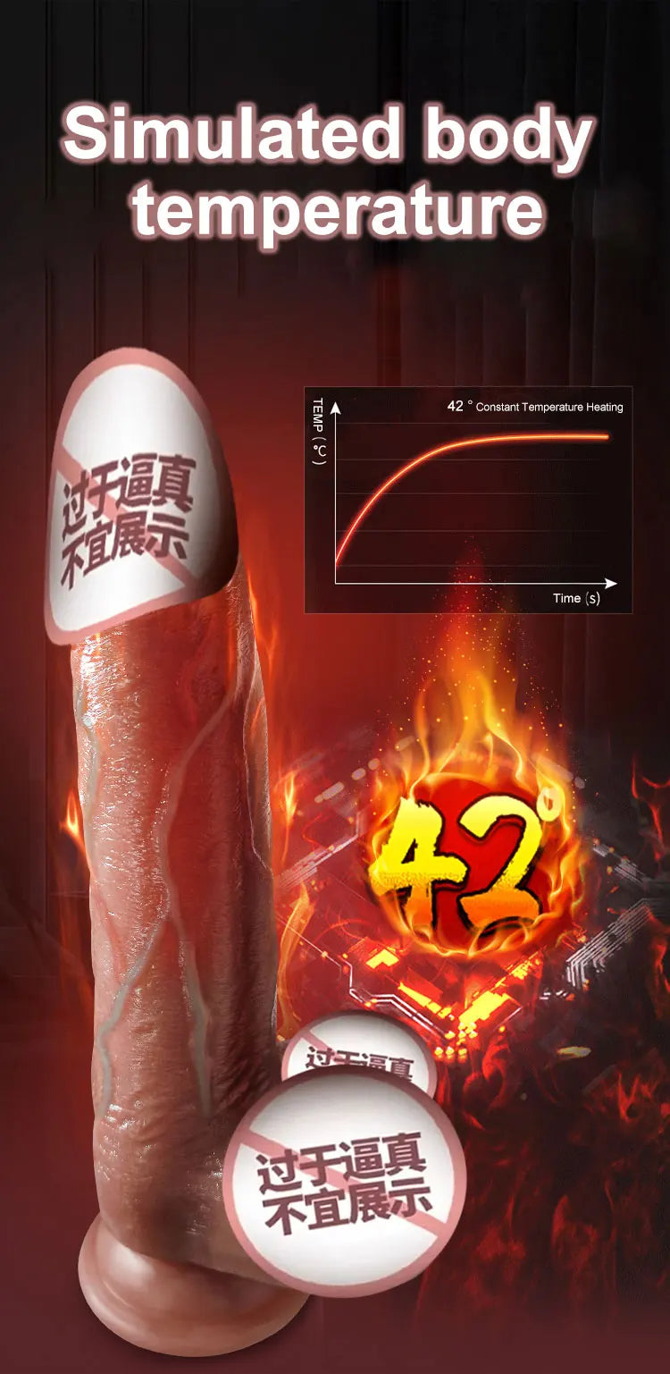 Realistic Dildo Vibrator Penis Telescopic Massager vibrating female Remote Control Masturbation Big Penis with Suction Cup