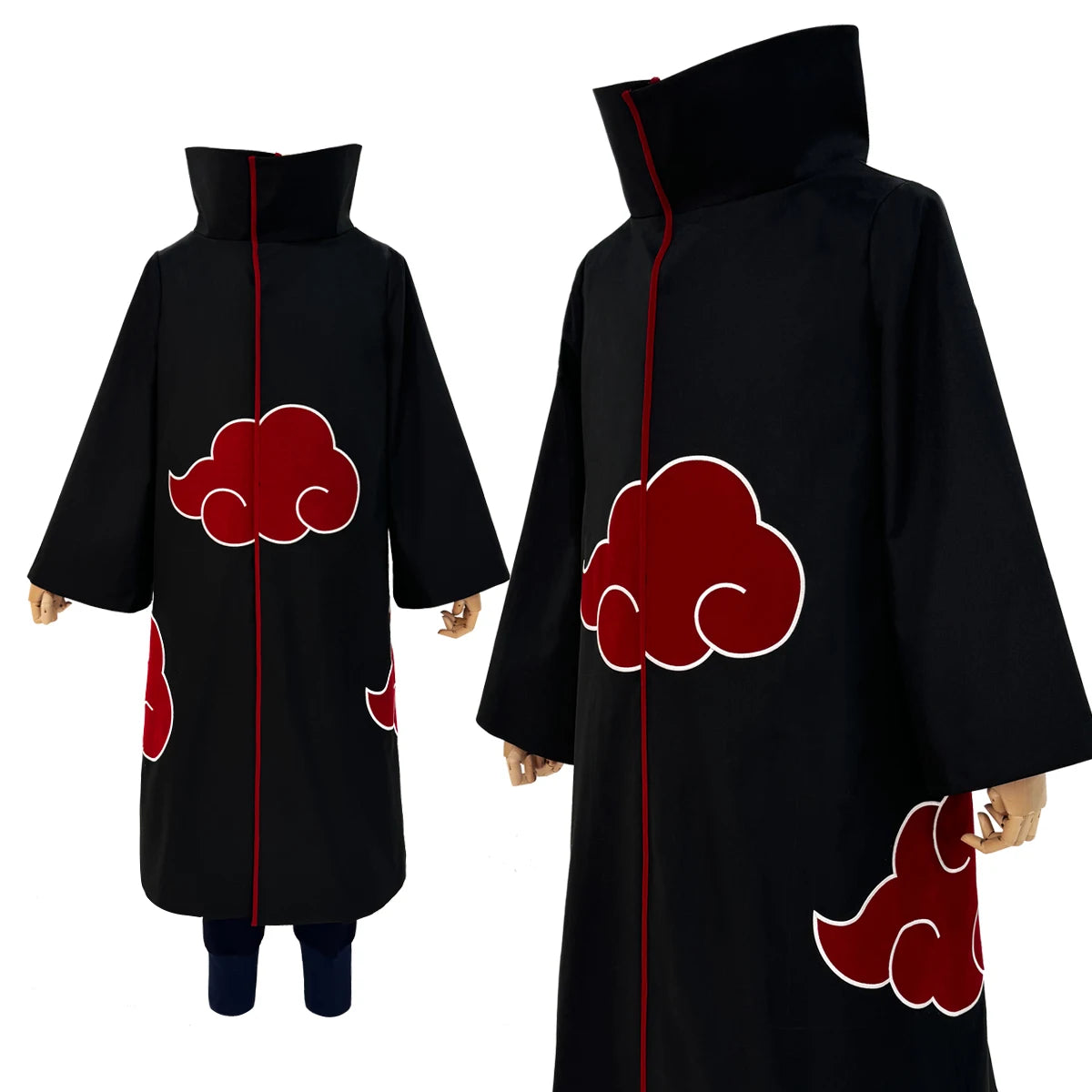 HOLOUN Naru Anime Uchiha Sasuke Uchiha Itachi Cosplay Costume Cloak Embroidery Hawk Team Uniform Adult Convention S-2XL
