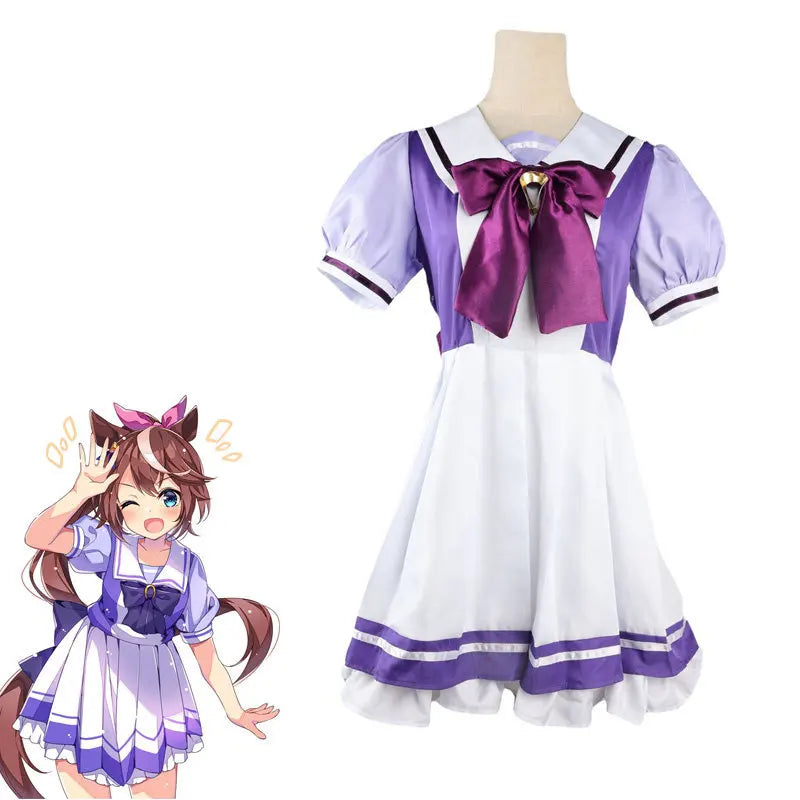 Game Special Week Mejiro McQueen Umamusume Pretty Derby Uma Musume Racing Association Cosplay Costume Anime School Uniform Suit