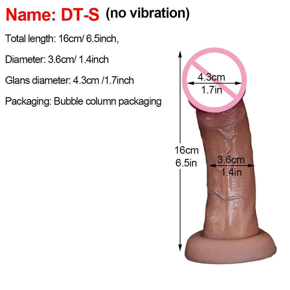 Big Glans Realistic Soft Dildo Cheap Small Penis Silicone Suction Cup Vibrator Dick Anal Butt Sex Toys Men Women Gay Huge Cock