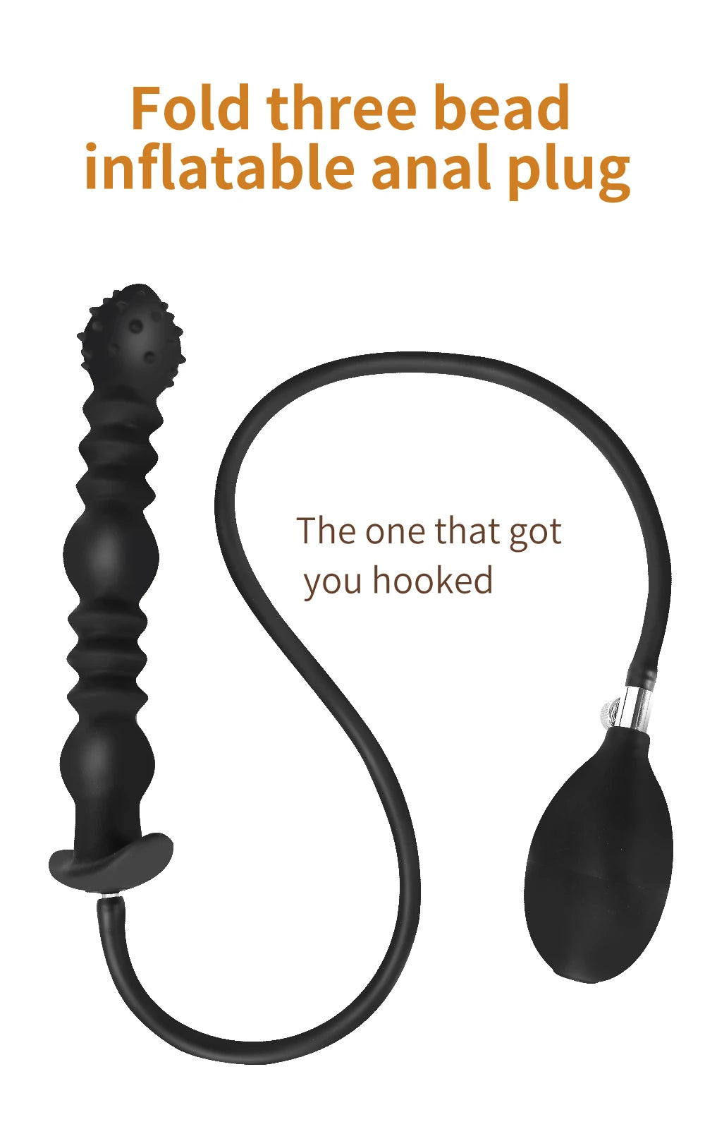 BDSM Vibrator Inflatable Anal Plug Huge Butt Plug Dildo Pump Vaginal Anus Expansion Prostate Massager Sex Toys for Woman Men Gay