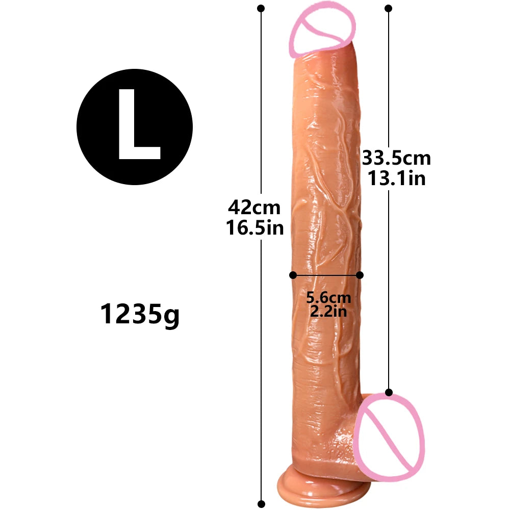 SiliconeSuper Long Realistic Dildo Penis Sex Toys for Women Big Cock Stimulate Vagina Sex Products Big Penis Anal Butt Plug