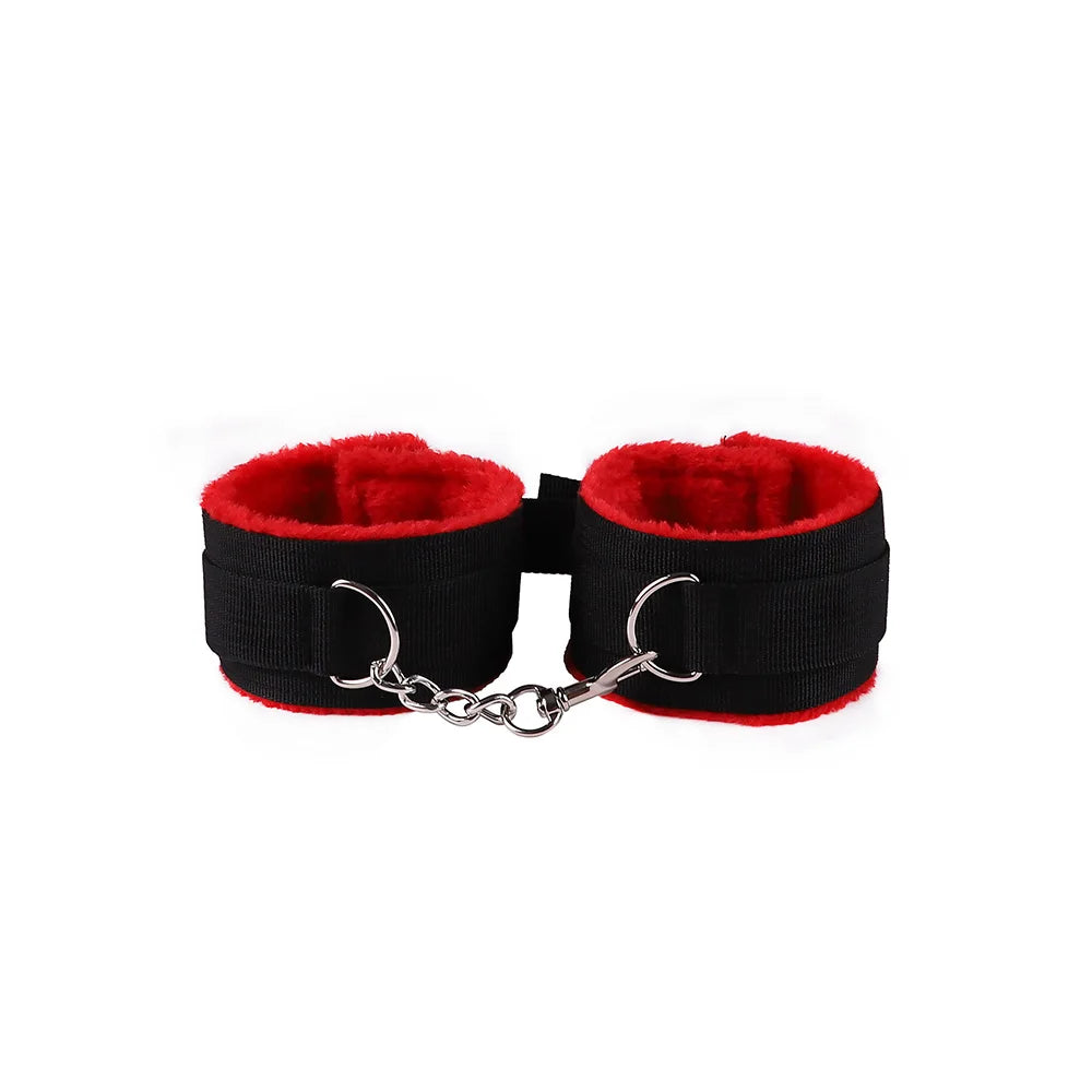 Sex Toys For Woman Couples Games Wrists&Ankle Cuffs Adult Bondage Restraint HandCuffs Bed Erotic Bdsm Set Fetish Restraint Strap