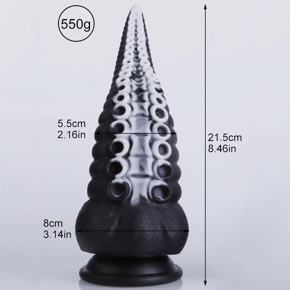 Dildo Female Homosexual Giant Anal Toy Cup Octopus Tentacle Tentacle Artificial Penis Animal Dildo Sex Toys for Adults Anal Plug