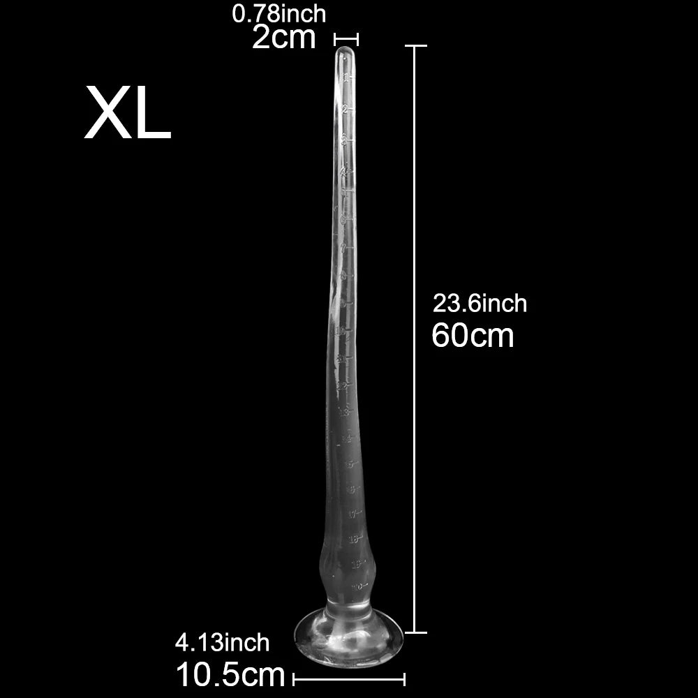 Buttplug Big Size 60CM 23.6IN Anal Plug With Suction Cup For Womans Men Gay Sexshop Anus Whip Tentacle Dildo Super Long Sex Toy