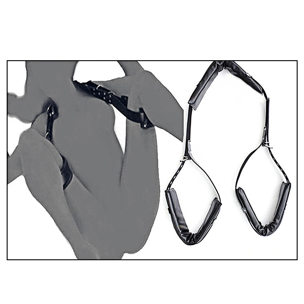 Bdsm Restraints Bondage Rope Open Leg Erotic Sex Toys Ankle Leather Handcuffs Sex Product Adult Games For Woman Female Couples
