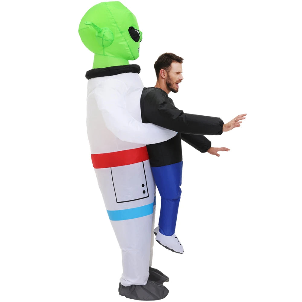 New Alien Inflatable Costume Anime Suits Dress Mascot Purim Halloween Christmas Party Cosplay Costumes for Kids Adult