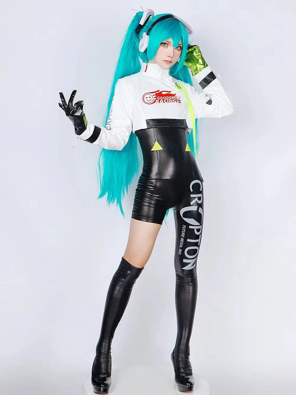 Anime Mikuu 2022 Racing Cosplay Costumes Game Hatsune Miku Anime Cosplay Costume For Women Halloween Carnival Party Comic Con