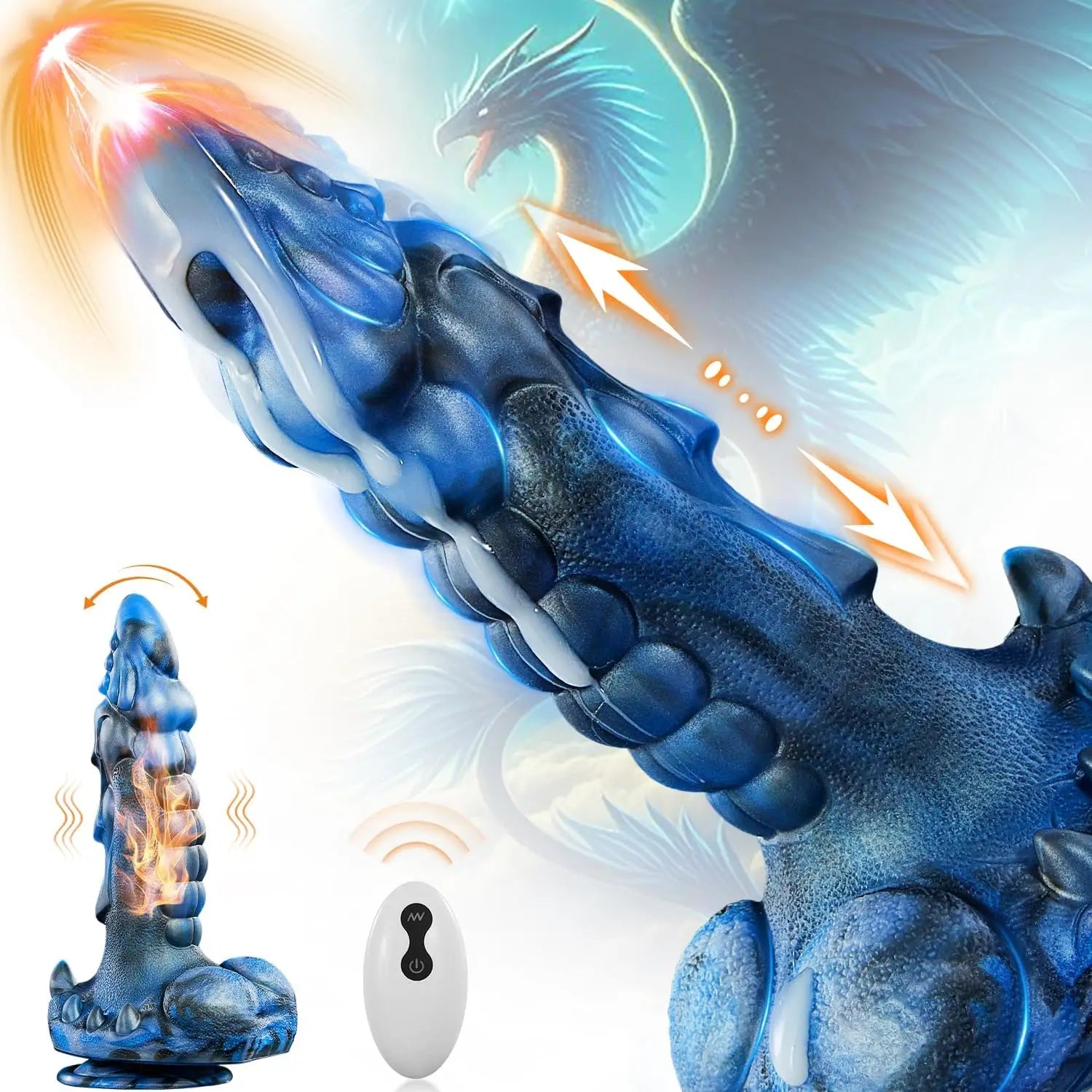 Huge Thick Thrusting Dildo Vibrator Fantasy Monster Female Masturbator Vaginal Anal Toy Realistic Dildos Sex Toys for Women Men